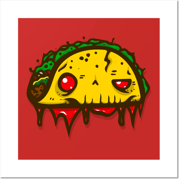 Diablo de Taco Wall Art by famousafterdeath